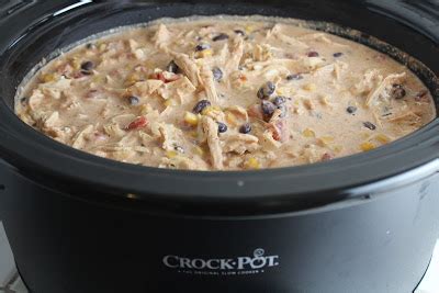 Add cream cheese, cover and continue to cook on high for 30 minutes. Easy Crock Pot Cream Cheese Chicken Chili - Yummy Healthy Easy