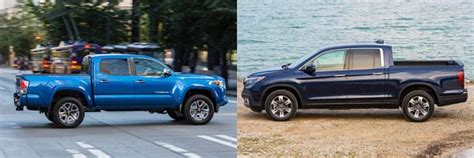 2018 Toyota Tacoma Vs 2018 Honda Ridgeline Which Is Better Autotrader