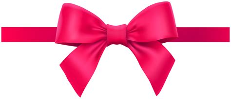 Pink Ribbon Bow Png