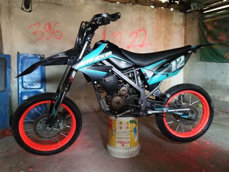 Modifikasi klx supermoto terbaru 2020. 80 Foto Modifikasi Motor Trail Kawasaki KLX 150 Supermoto