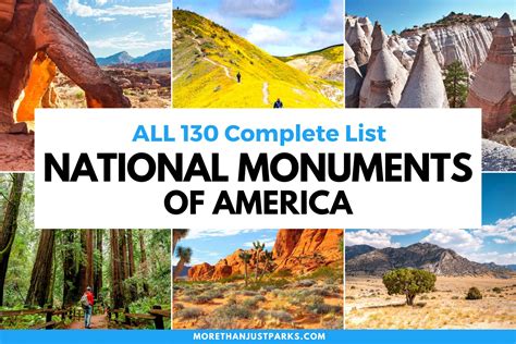 Ultimate List Of National Monuments Alphabetical By State Usa
