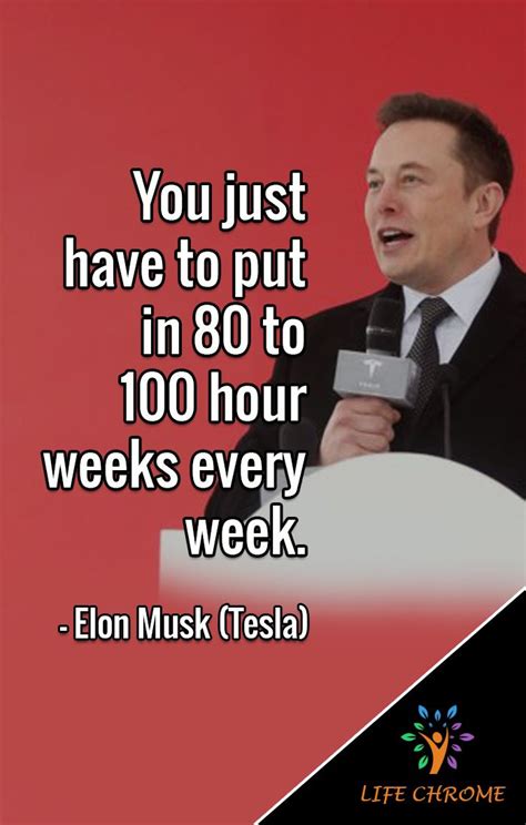Work Hard Quotes Elon Musk Tesla Hard Work Quotes Elon Musk