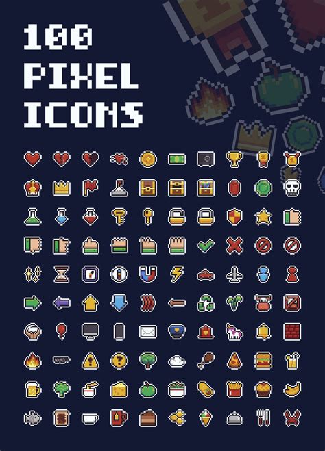 Mario Pixel Icons Collection Pixel Art Tutorial Pixel Art Games