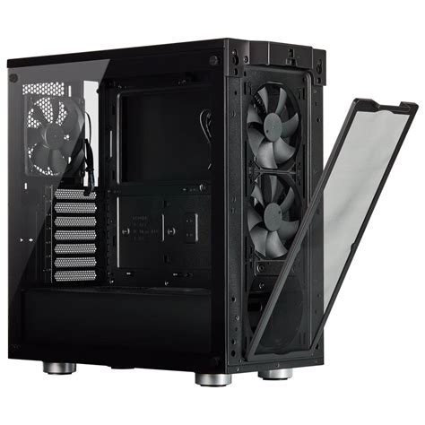 Corsair 275r Airflow Tempered Glass Mid Tower Gaming Case Black