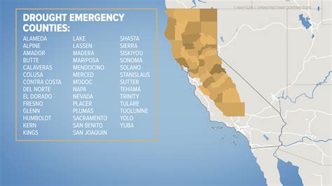 41 Counties Under Emergency Drought Proclamation In California