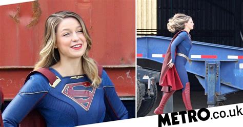 Supergirl Melissa Benoist In First Set Pictures From Final Season 6 Metro News