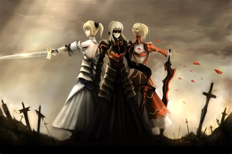 Anime Anime Girls Fate Series Saber Alter Saber Lily Saber Fate