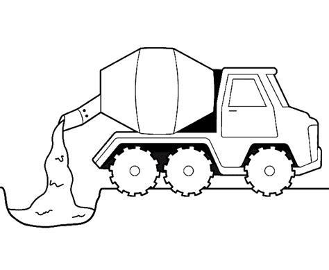 In coloringcrew.com find hundreds of coloring pages of trucks and online coloring pages for free. Construction Truck - Coloring Pages For Kids And For ...