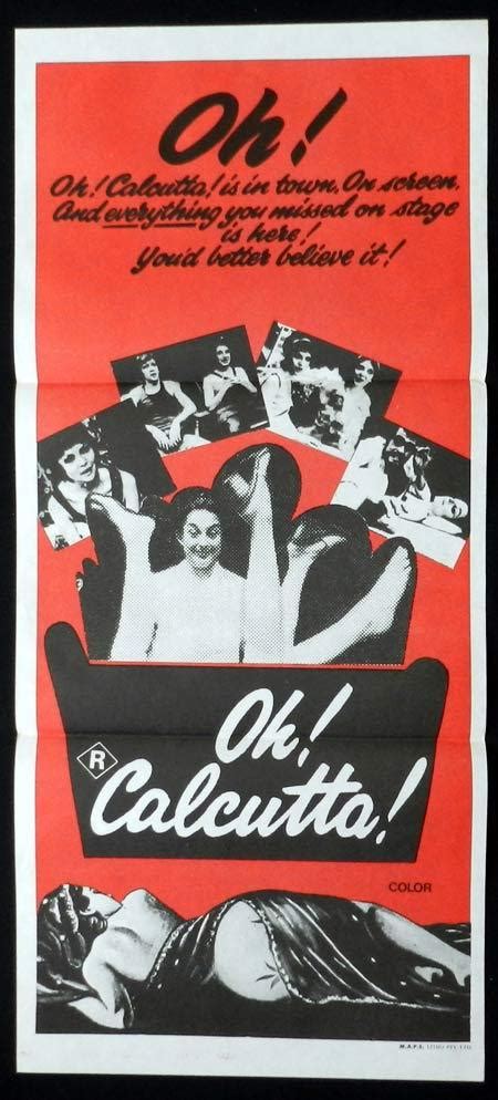 Oh Calcutta Original Daybill Movie Poster Nude Musical My Xxx Hot Girl