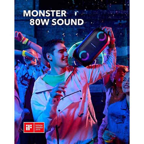 Buy Rave Party Cast Portable Party Speaker Black Online In Singapore