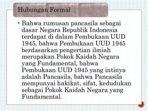 Hubungan Pancasila Dan Uud 1945