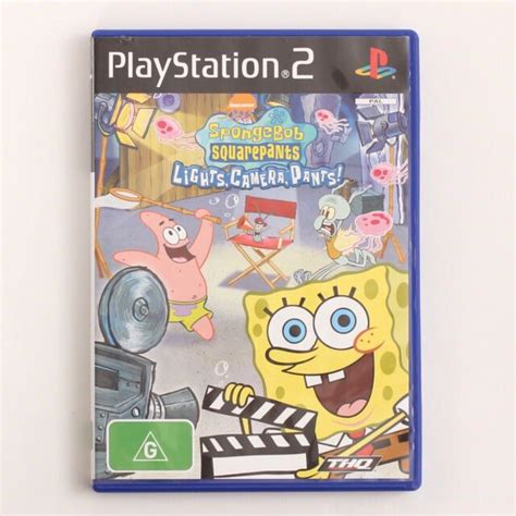 Spongebob Squarepants Lights Camera Pants For Sony Playstation 2 For