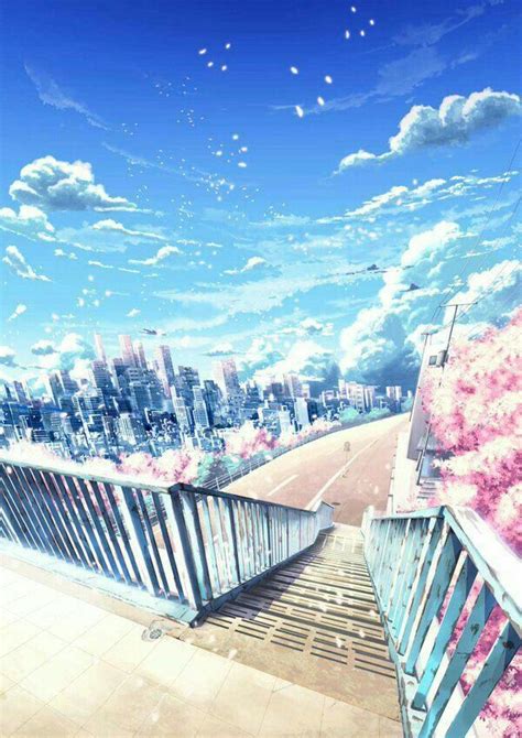 Anime Wallpaper Pemandangan Anime Pemandangan Khayalan Pemandangan