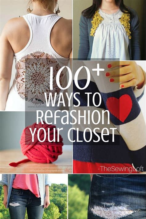 100 Ways To Upcycle Your Clothing Diy Clothes Refashion Diy Fashion