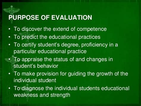Evaluation Concepts And Principles