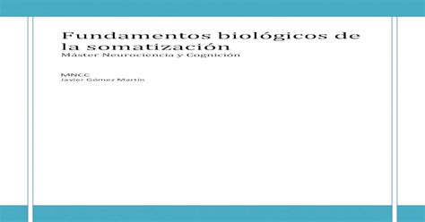 Fundamentos Biológicos De La Somatización 08