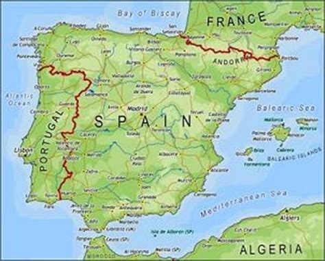 Stepmap spain portugal france andorra pyrenees mountains. spainandportugal - mrmartinnch