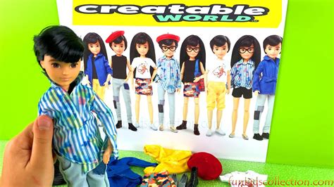 Mattel Creatable World Deluxe Character Kit Doll Unboxing Toys Review
