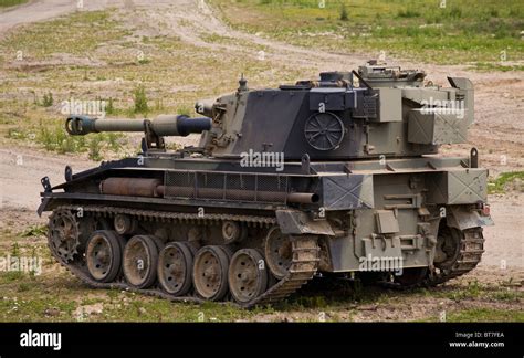 A Vickers Abbott Spg Self Propelled Howitzer At The Muckleburgh