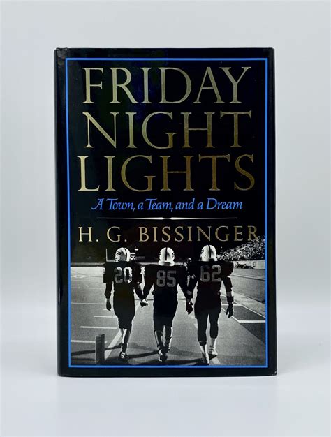 Friday Night Lights H G Bissinger First Edition