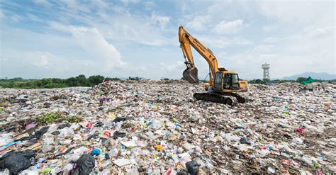 The air hitam sanitary landfill, the jeram sanitary landfill, and the sungai sedu open dumping landfill (fig. Backhoe Car Working In The Sanitary Landfill Stock Photo ...