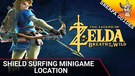 Shield Surfing Minigame Location | Zelda Breath of the Wild - YouTube