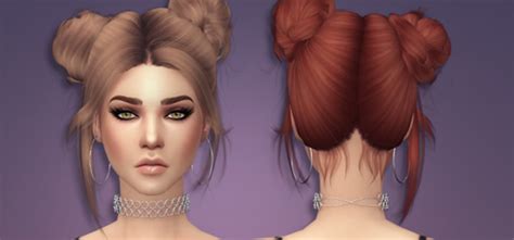 Sims 4 Cc Hair Bun Sims 4 Hairs Simiracle Newsea`s Buns Hair