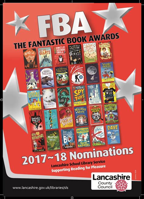 The Lancashire School Library Service Fantastic Book Awards 2018