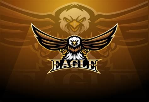 Mighty Eagle Esport Mascot Logo Design Graphic By Visinkart · Creative