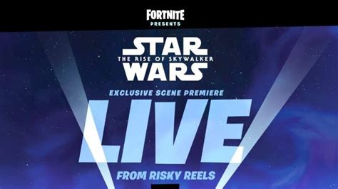 How To Watch Fortnite Star Wars Time Where Risky Reels Is