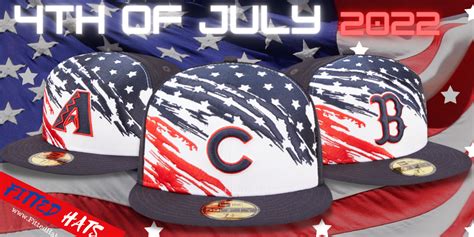 New Era 4th Of July 2022 Fitted Hats 2022 Independence Day Fitted Caps