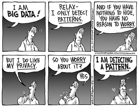 Editorial Cartoon Big Data Speaks The Boston Globe