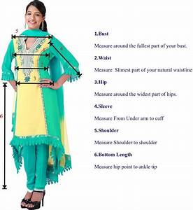 Ladies Shalwar Qameez Measurement Guide With Charts Pakistan Social Web