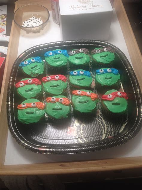 Teenage Mutant Ninja Turtle Cupcakes Mutant Ninja Turtles Teenage