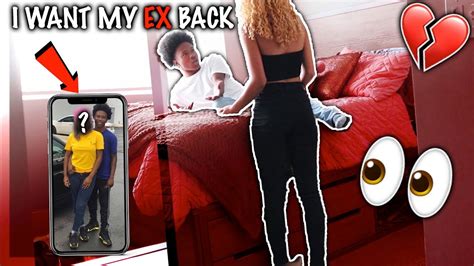 Ex Girlfriend As My Lock Screen Prank On Girlfriend Official Break Up Youtube