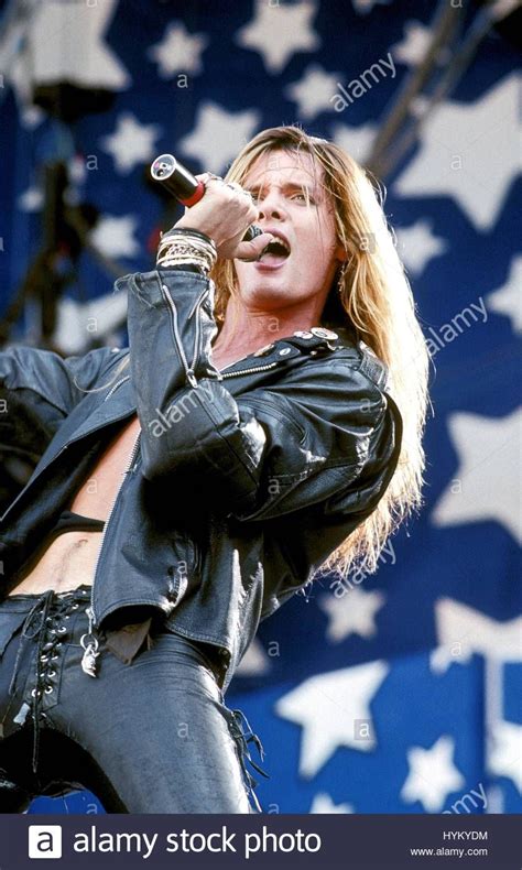 Download This Stock Image Sebastian Bach Of Skid Row Performing In