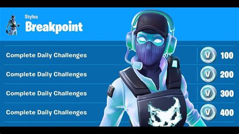 Fortnite Breakpoints Styles Complete Daily Challenges To Win Free 800