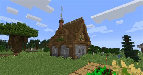 Simple House For My Village Rminecraft