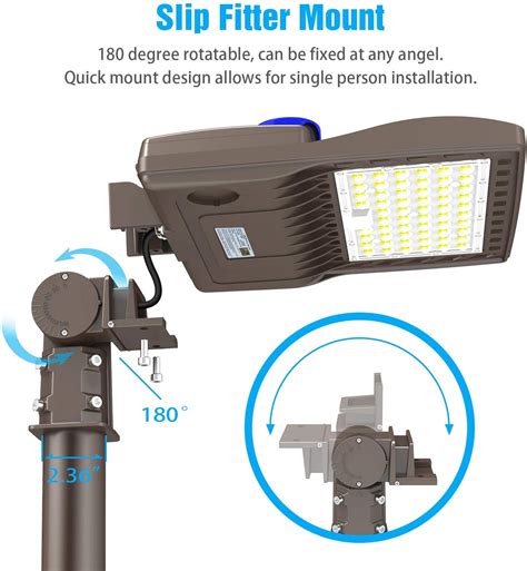 150w Led Parking Lot Light Shoebox Pole Light Outdoor Commercial Light