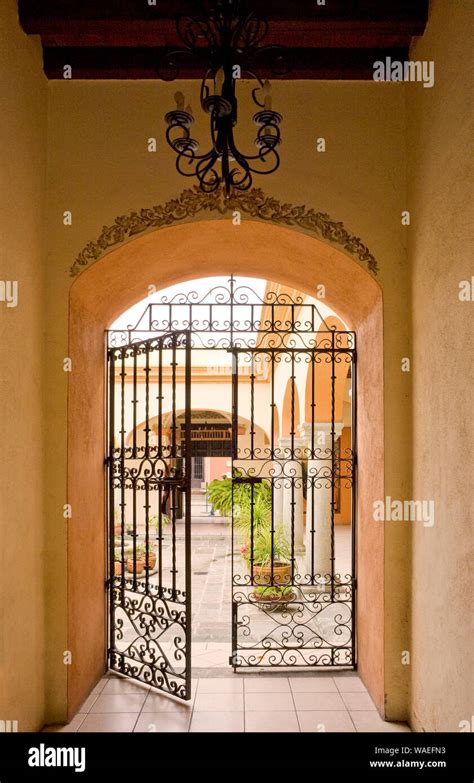 Mexican Wrought Iron Gate Hi Res Stock Photography And Images Alamy