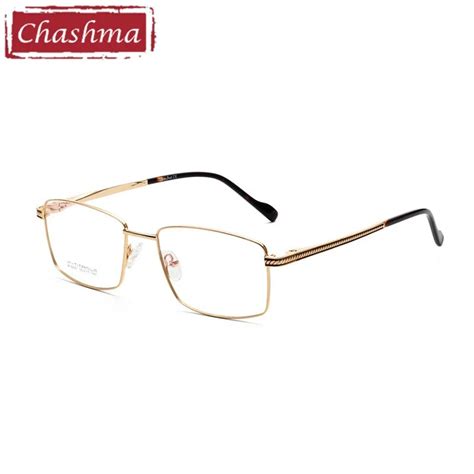 chashma gentlemen pure titanium eyeglasses frame lentes optics top quality light eyewear male