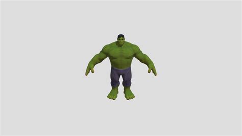 Hulk Download Free 3d Model By Zaidkkhan421 [88706e6] Sketchfab