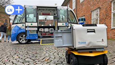 Tabula Fahrerloser Bus Der TUHH In Lauenburg Hat Roboter Als Fahrgast