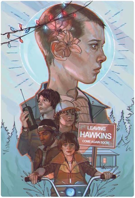 Pixalry Stranger Things Illustration Created By Diana Novichyou Can