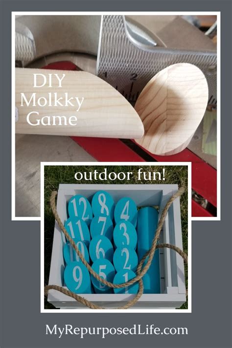 diy molkky game for camping my repurposed life®