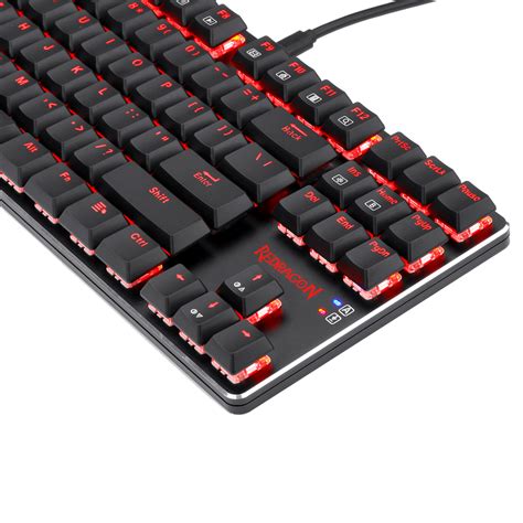 REDRAGON K WIRED WIRELESS MECHANICAL GAMING KEYBOARD RED LED