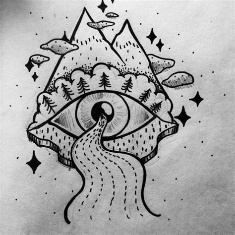 Geethangtattoos Sharpie Drawings Trippy Drawings Psychedelic