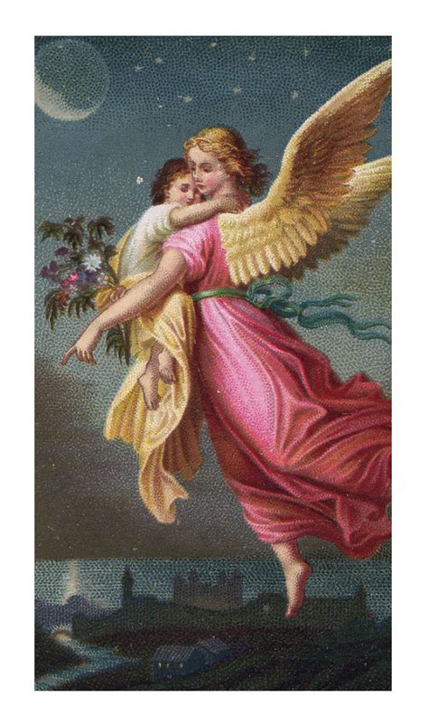 The idea of angels that guard over people played a major role in ancient judaism. Guardian Angel with Child Holy Card > Holy Cards
