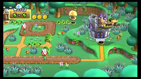 New Super Mario Bros Wii 100 Walkthrough Part 10 World 5 5 3 5 4