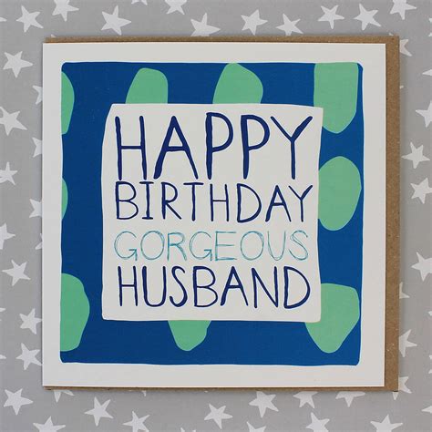 Husband Birthday Card By Molly Mae®